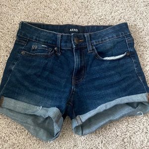 Aero Low Waisted Jean Shorts